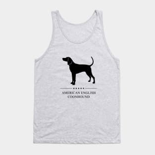 American English Coonhound Black Silhouette Tank Top